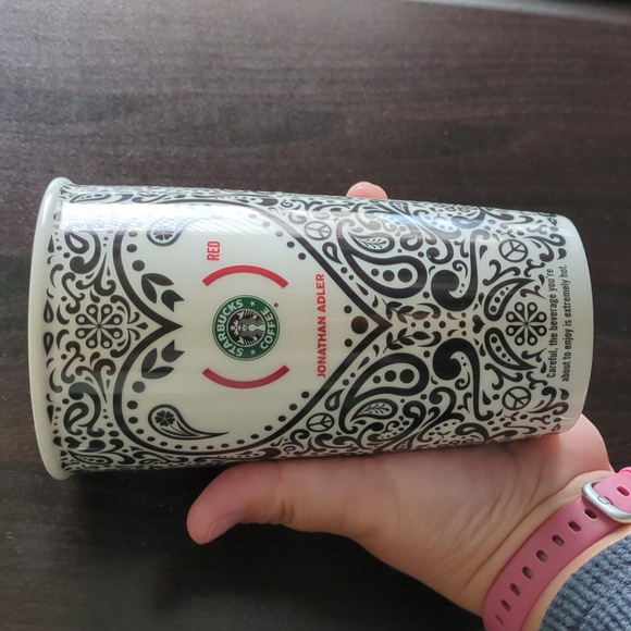 Starbucks Other - Starbucks Rare Jonathan Adler 2010 Ceramic Mug w/ Lid Collector's Piece HTF